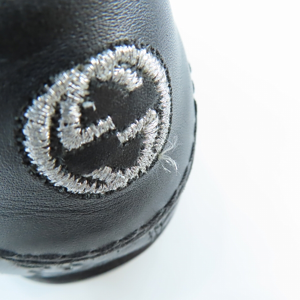 実際に弊社で買取させて頂いたGUCCI/グッチ GG柄 コインローファー 170618/8.5の画像 7枚目