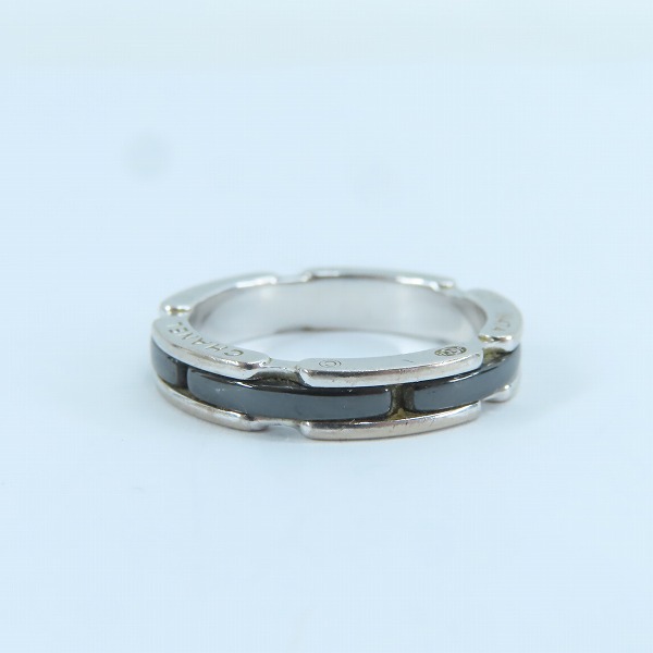 実際に弊社で買取させて頂いたCHANEL/シャネル ウルトラ ノアール リング K18WG T55/14.5号の画像 3枚目