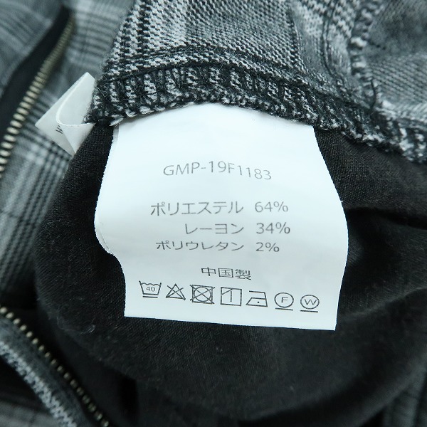 実際に弊社で買取させて頂いた(2)GRAMICCI/グラミチ BEAMS別注 チェック柄 ユーティリティパンツ グレー GMP-19F1183 /Mの画像 3枚目