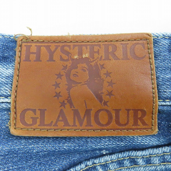 実際に弊社で買取させて頂いたHYSTERIC GLAMOUR/ヒステリックグラマー RSM加工 ストレート デニムパンツ 0241AP10/29の画像 2枚目