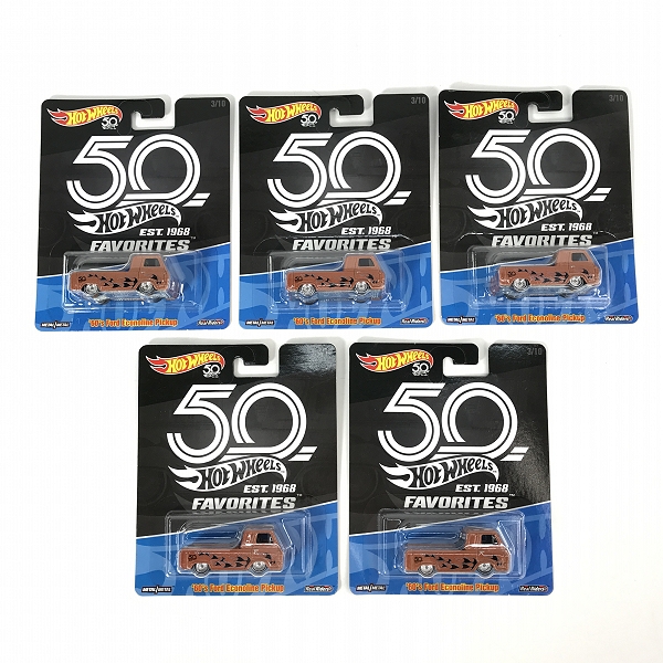 実際に弊社で買取させて頂いた【おまとめ/未開封】Hot Wheels/ホットウィール 50周年 FAVORITES '60's FORD Econoline Pickup 