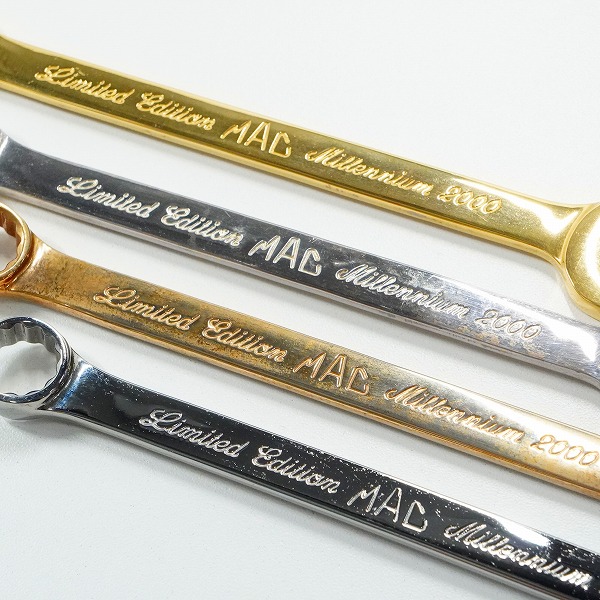 実際に弊社で買取させて頂いたMac Tools/マックツールズ Limited Edition MILLENIUM MAC TOOLS 2000 COLLECTION コンビネーションレンチ セットの画像 4枚目