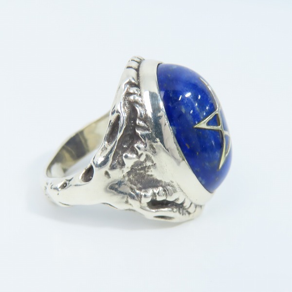 実際に弊社で買取させて頂いたALEX STREETER/アレックスストリーター エンジェルハートリング 2013年限定 ラピスラズリ/21号の画像 4枚目