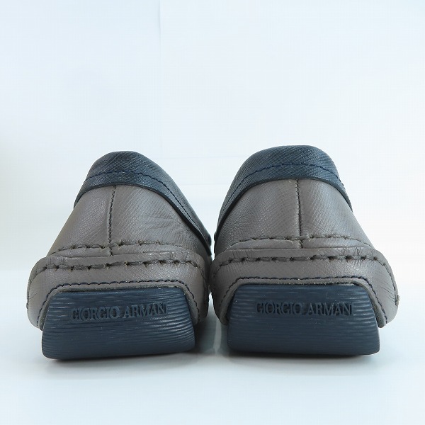 実際に弊社で買取させて頂いたGIORGIO ARMANI/ジョルジオアルマーニ レザー ローファー 6の画像 1枚目