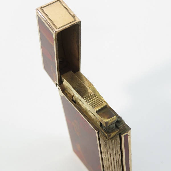 実際に弊社で買取させて頂いたS.T.Dupont/デュポン LINE2/ライン2 マーブル模様 ガスライターの画像 4枚目