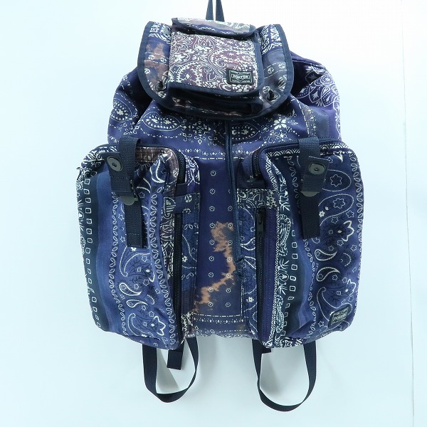 実際に弊社で買取させて頂いたNEIGHBORHOOD×PORTER/ネイバーフッド×ポーター NHPT.BACKPACK E-LUGGAGE BANDANA バンダナ バックパック