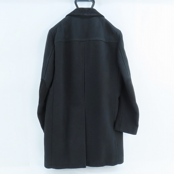 実際に弊社で買取させて頂いたNUMBER (N)INE/ナンバーナイン 2008AW/ポーランド期 ラムレザー切替 ウールコート エルボーパッチ F08-NJ028B/2の画像 1枚目