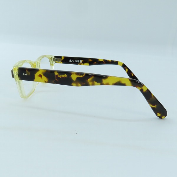 実際に弊社で買取させて頂いた泰八郎謹製/タイハチロウキンセイ 手造 Premier V/プレミア5 クリア/デミ柄 メガネフレーム/アイウェアの画像 1枚目