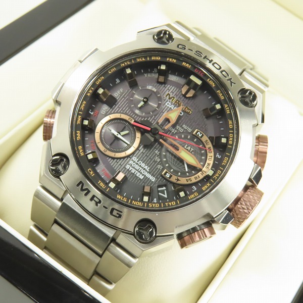 実際に弊社で買取させて頂いたG-SHOCK/Gショック MR-G GPSハイブリッド電波ソーラー MRG-G1000DC-1AJR 