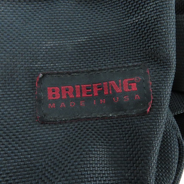 実際に弊社で買取させて頂いたBRIEFING/ブリーフィング SQ PACK/バックパック リュックサック ブラックの画像 4枚目