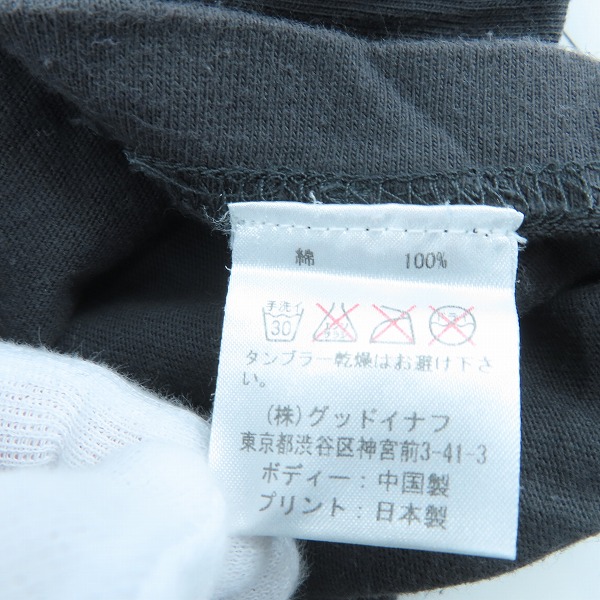 実際に弊社で買取させて頂いたGOODENOUGH/グッドイナフ プリントロゴカットソーの画像 3枚目