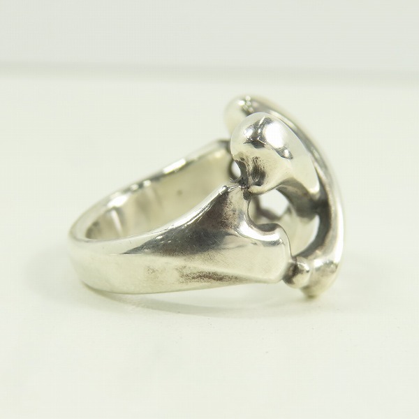 実際に弊社で買取させて頂いたRAT RACE/ラットレース Cross Bone RING/クロスボーンリング 17号の画像 4枚目