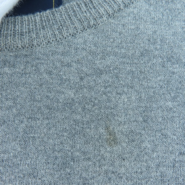 実際に弊社で買取させて頂いたMarbles/マーブルス 星柄 ニットカットソー ブルー Mの画像 5枚目