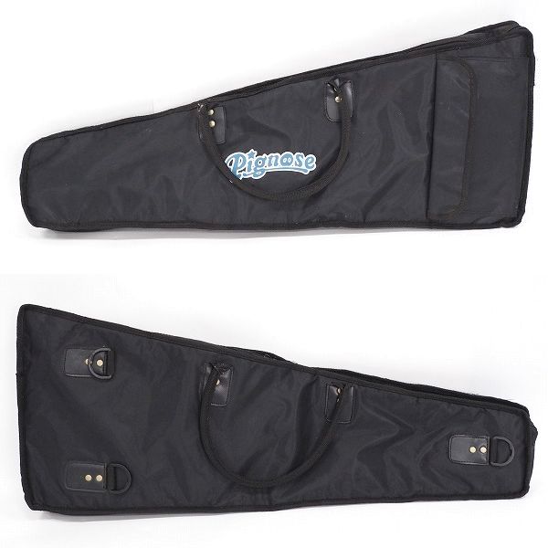 実際に弊社で買取させて頂いた★PIGNOSE/ピグノーズ PGG-200 Travel Guitar アンプ内蔵 ミニ エレキギター ソフトケース付の画像 9枚目