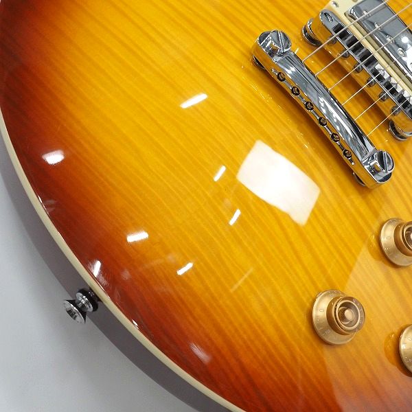 実際に弊社で買取させて頂いた★【美品】Blitz By Aria Pro Ⅱ/ブリッツ Leopard レスポールスタンダードType セットネック エレキギター ケース付の画像 6枚目