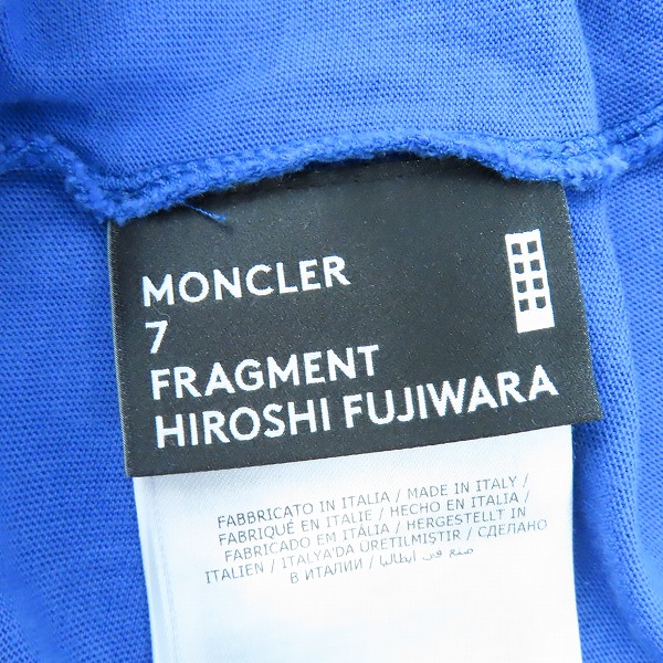 実際に弊社で買取させて頂いた【JPタグ】MONCLER GENIUS 7×FRAGMENT/モンクレール×フラグメント MAGLIA T-SHIRT プリント半袖Tシャツ F209U8C70810/Lの画像 4枚目
