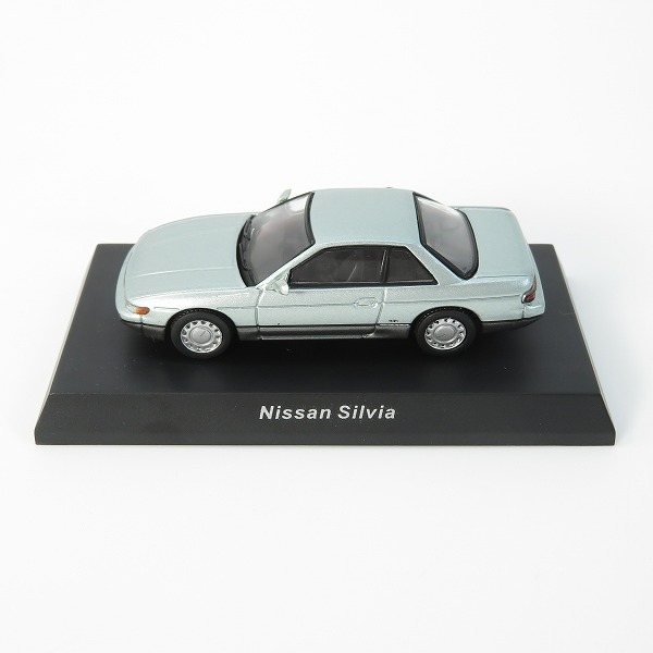 実際に弊社で買取させて頂いた京商 KYOSHO 64 Collection/コレクション 1/64 No.16 NISSAN Silvia Green/日産 シルビア ミニカーの画像 2枚目