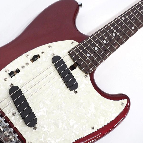 実際に弊社で買取させて頂いた★K-ON！/けいおん オリジナルブランド中野梓モデル azusa model ムスタングType エレキギター ギグケース付の画像 5枚目