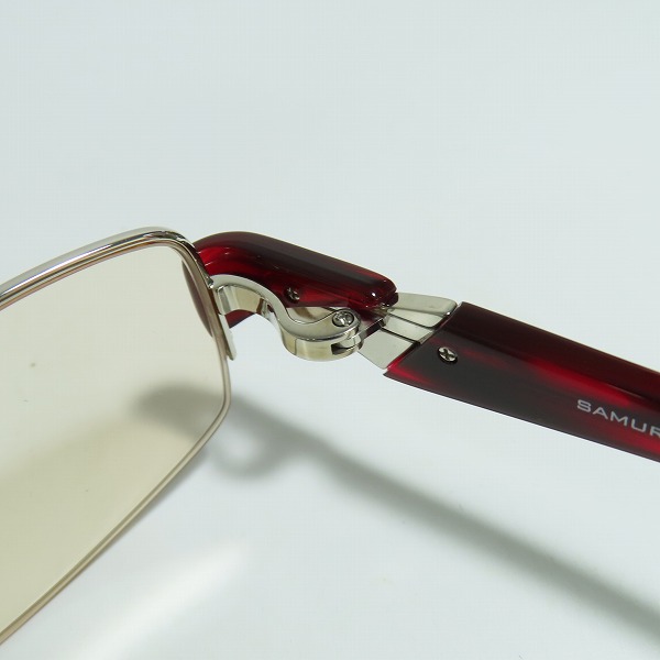 実際に弊社で買取させて頂いたSAMURAI SHO/サムライ翔 Limited Edition サングラス メガネフレーム/アイウェア SS-J11の画像 4枚目