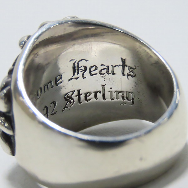 実際に弊社で買取させて頂いたCHROME HEARTS/クロムハーツ キーパーリング 20号の画像 7枚目