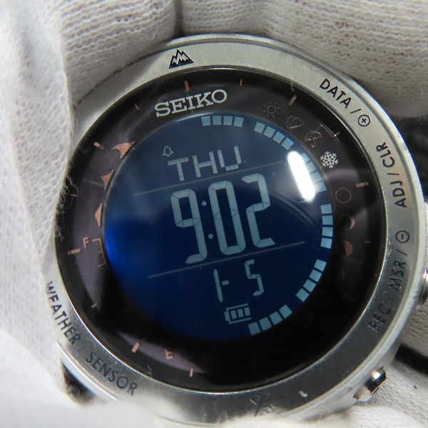 実際に弊社で買取させて頂いたSEIKO/セイコー PROSPEX/プロスペックス Snow Mountaineer ランドトレーサー S833-00A0の画像 4枚目
