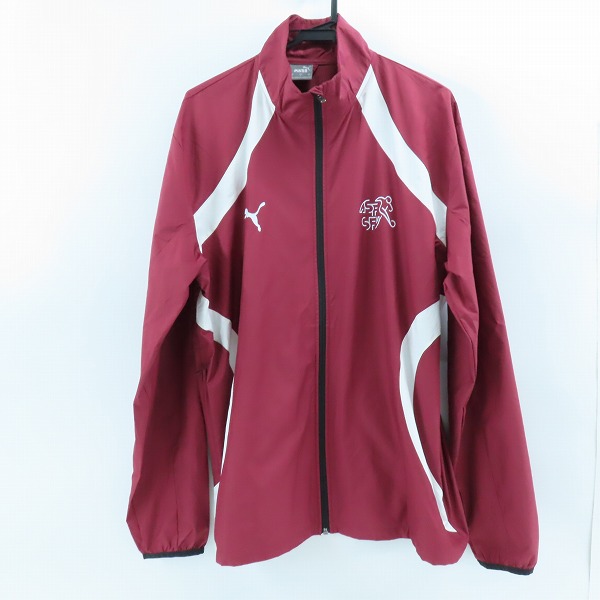 実際に弊社で買取させて頂いたPUMA/プーマ 2024 スイス代表 プレマッチ ウーブンジャケット 773985-08 /L
