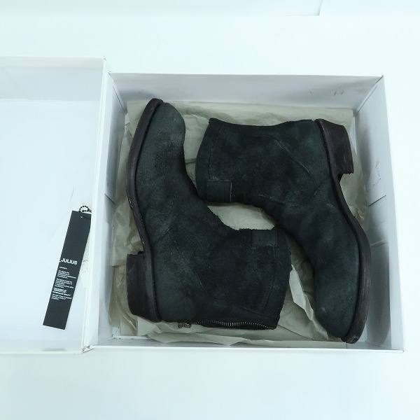 実際に弊社で買取させて頂いたJULIUS/ユリウス ステアリバース バックジップ エンジニアブーツ/3の画像 8枚目