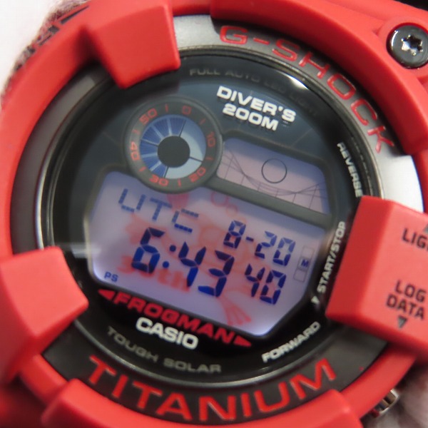 実際に弊社で買取させて頂いたG-SHOCK/Gショック FROGMAN/フロッグマン 30th Anniversary/30周年 GW-8230NT-4JRの画像 5枚目