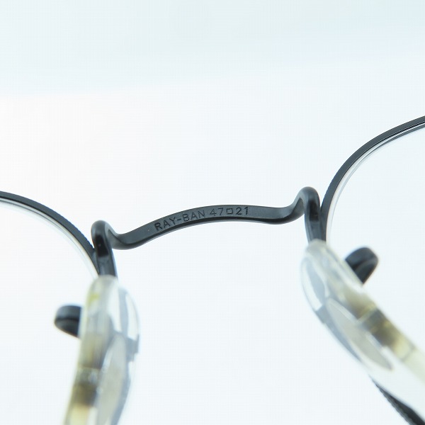 実際に弊社で買取させて頂いたRayBan/レイバン メガネフレーム/アイウェア Round Metal/RB3447Vの画像 7枚目
