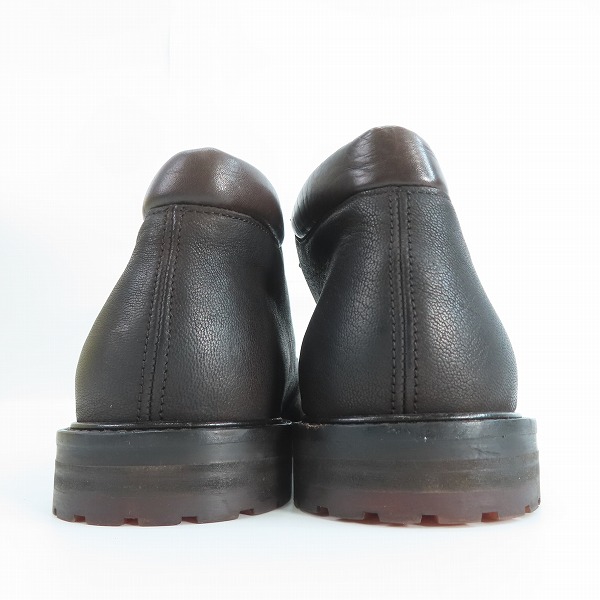 実際に弊社で買取させて頂いたARMANI COLLEZIONI/アルマーニコレッツォーニ レザーチャッカブーツ 40の画像 1枚目