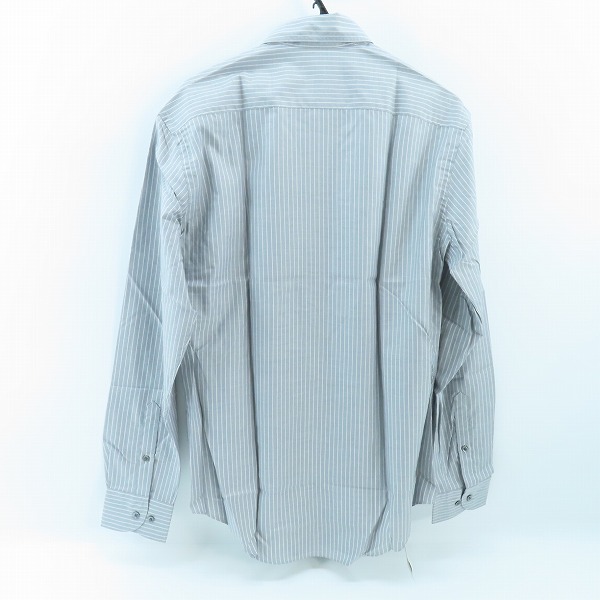 実際に弊社で買取させて頂いた【未使用】EMPORIO ARMANI/エンポリオアルマーニ 長袖シャツ ストライプ 11CM1L 11C35/40の画像 1枚目