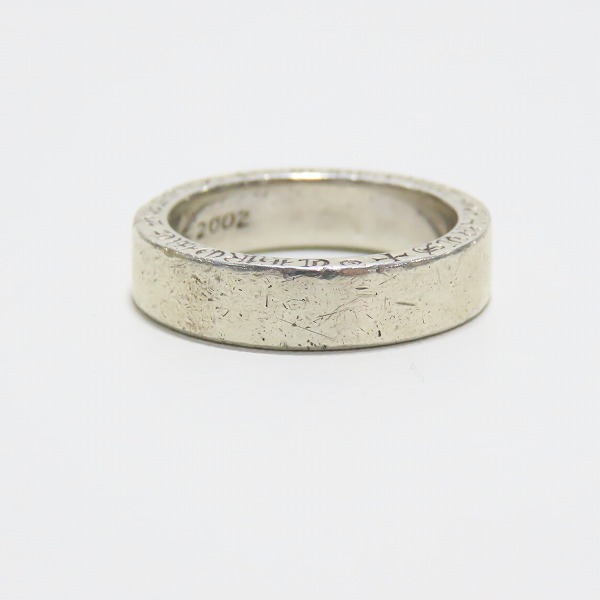 実際に弊社で買取させて頂いたCHROME HEARTS/クロムハーツ 6mm スペーサーリング プレーン 21.5号の画像 4枚目