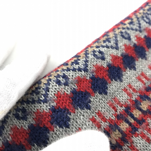 実際に弊社で買取させて頂いたJUNYA WATANABE COMME des GARCONS MAN/コムデギャルソン ウール マフラー WH-K401の画像 8枚目