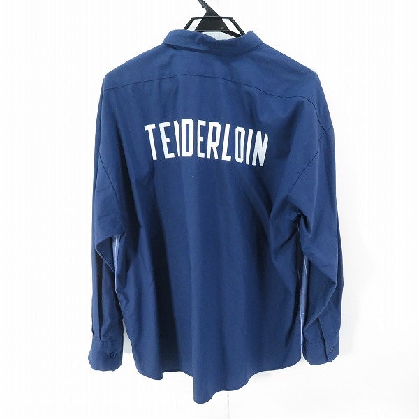 実際に弊社で買取させて頂いたTENDERLOIN/テンダーロイン T-WORK SHT U BD/ストライプ柄 長袖シャツ Lの画像 1枚目