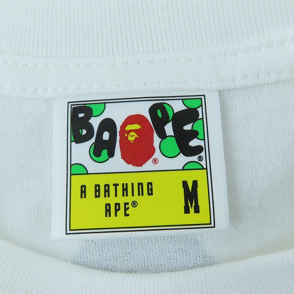 実際に弊社で買取させて頂いたA BATHING APE/アベイシングエイプ 31ST ANNIV. APE HEAD TEE/31周年記念 サル顔 Tシャツ/Mの画像 2枚目