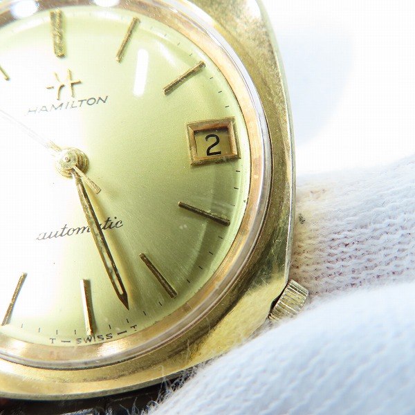 実際に弊社で買取させて頂いた【難有】HAMILTON/ハミルトン オートマチック 自動巻き 腕時計/ウォッチの画像 8枚目