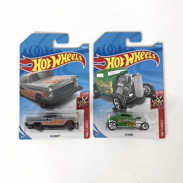 実際に弊社で買取させて頂いた【おまとめ/未開封】Hot Wheels/ホットウィール '55 Chevy HW Flames/'87 DODGE D100 HOT TRUCKS 他の画像 2枚目