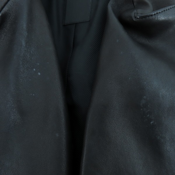 実際に弊社で買取させて頂いたGalaabenD/ガラアーベント 羊革 ダブル ライダース/Lの画像 4枚目