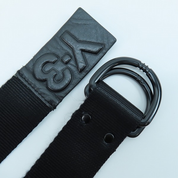 実際に弊社で買取させて頂いたY-3/ワイスリー adidas/アディダス×Yohji Yamamoto/ヨウジヤマモト ロゴ刺繍 ベルト/Lの画像 2枚目