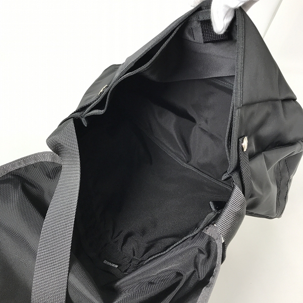 実際に弊社で買取させて頂いた(4)HEAD PORTER/ヘッドポーター ショルダー メッセンジャー バッグ ブラック×グレーの画像 4枚目
