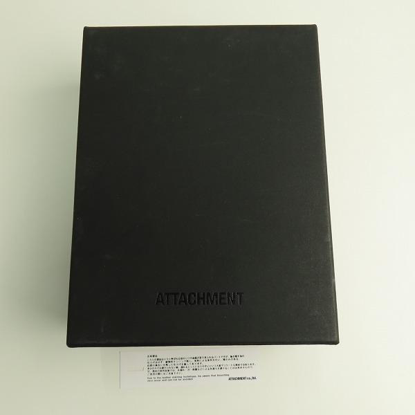 実際に弊社で買取させて頂いたATTACHMENT/アタッチメント レザーベルト ブラックの画像 6枚目