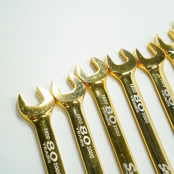実際に弊社で買取させて頂いたSnap-on/スナップオン 80WRSETX 80周年記念モデル コンビネーションレンチ セットの画像 5枚目