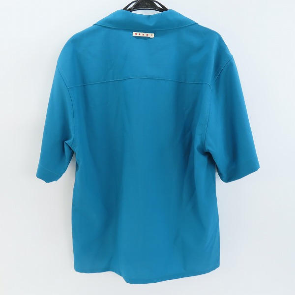 実際に弊社で買取させて頂いた【未使用】MARNI/マルニ 24SSボウリングシャツ CUMU0213A5/48の画像 1枚目