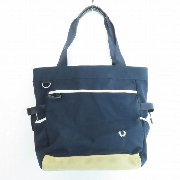 実際に弊社で買取させて頂いたFRED PERRY/フレッドペリー ロゴ刺繍 トートバッグ