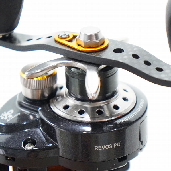 実際に弊社で買取させて頂いたAbuGarcia/アブガルシア REVO3PC Revo POWER CRANK 5 レボ パワークランク 右ハンドル ベイトリールの画像 8枚目