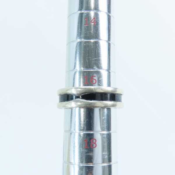 実際に弊社で買取させて頂いたBVLGARI/ブルガリ Save the Children/セーブザチルドレン リング/ブラックセラミック/スターリングシルバー 17号の画像 9枚目