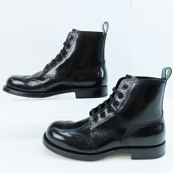 実際に弊社で買取させて頂いたBOTTEGA VENETA/ボッテガヴェネタ Wardrobe Lace-Up Ankle Boot/ウィングチップレースアップブーツ/44の画像 3枚目