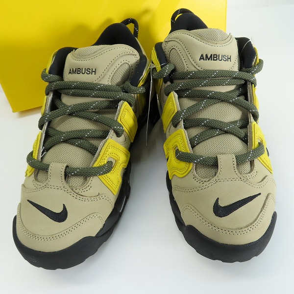 実際に弊社で買取させて頂いた【未使用】NIKE×AMBUSH/ナイキ×アンブッシュ AIR MORE UPTEMPO LOW SP エアモアアップテンポ ロー FB1299-200/27.5
