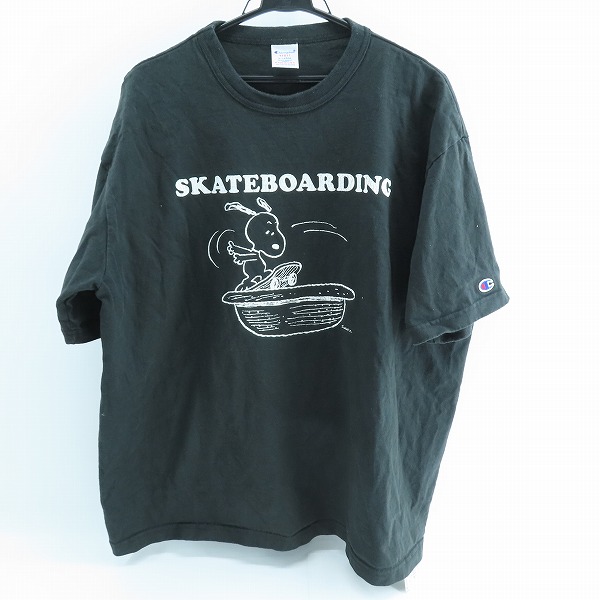 実際に弊社で買取させて頂いたChampion×PEANUTS/チャンピオン×ピーナッツ プリント Tシャツ XL
