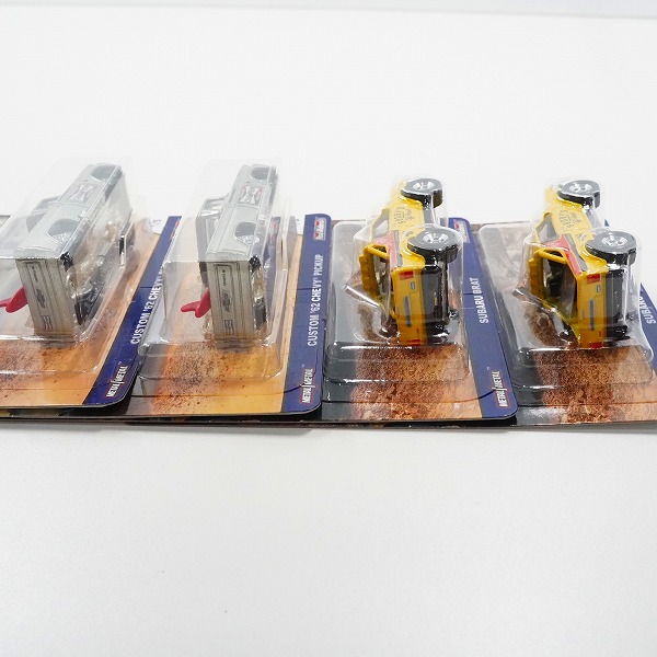 実際に弊社で買取させて頂いた【未開封】Hot Wheels/ホットウィール SHOP TRUCKS CUSTOM '62 CHEVY PICKUP/SUBARU BRAT ミニカー 4点セットの画像 6枚目